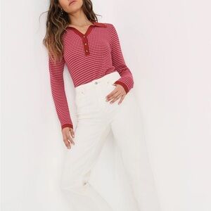 NWT Free People We The Free Pacifica High Rise Slim Straight Leg Jeans Size 26